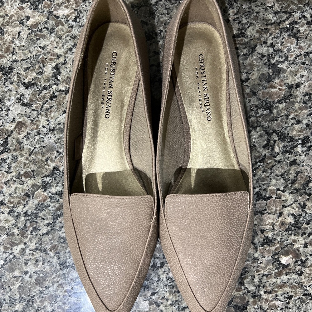 Taupe flats